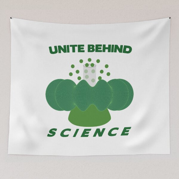 Item preview, Unite behind science, physics, chemistry, mathematics - science united. designed and sold by Bodino.