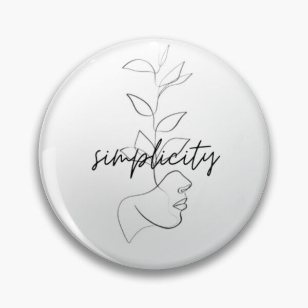 Item preview, Simplicity t-shirt white minimalist aesthetic gift women men simple designed and sold by linayassdesigns.