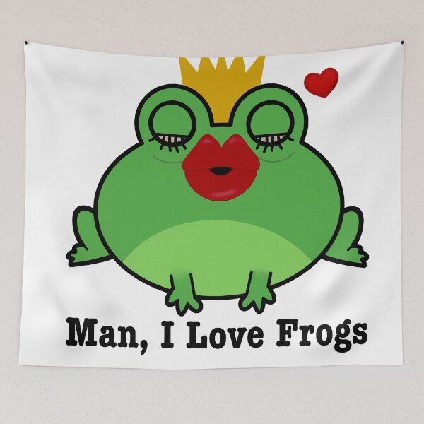 Item preview, Man I love frogs designed and sold by PyjamaBee.