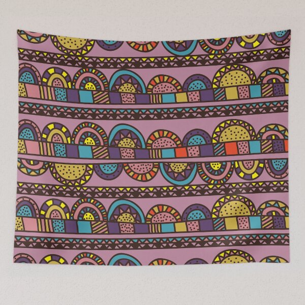 Item preview, Multi-Pattern Afri-Aztec Fabrics Boho Aesthetics [#130] designed and sold by AfriStyleUK.