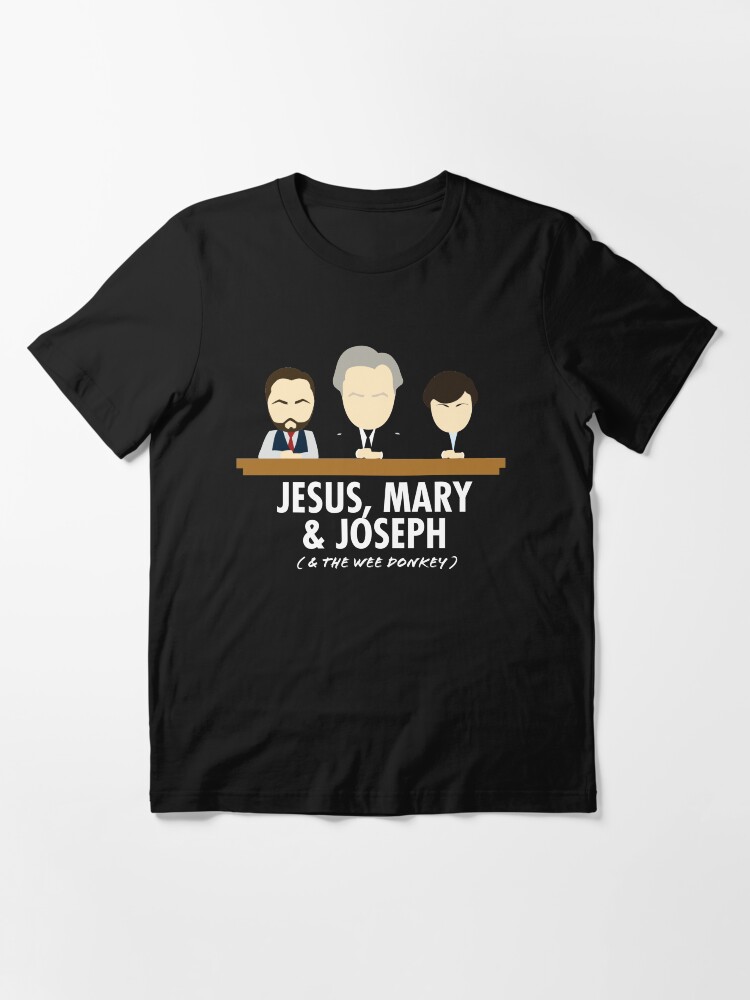 Jesus mary joseph and the wee donkey t shirt Clearance