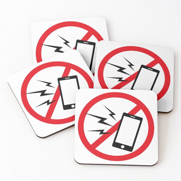 Item preview, No Cellphone Speaker Zone (Without Text) White designed and sold by sarkobang.
