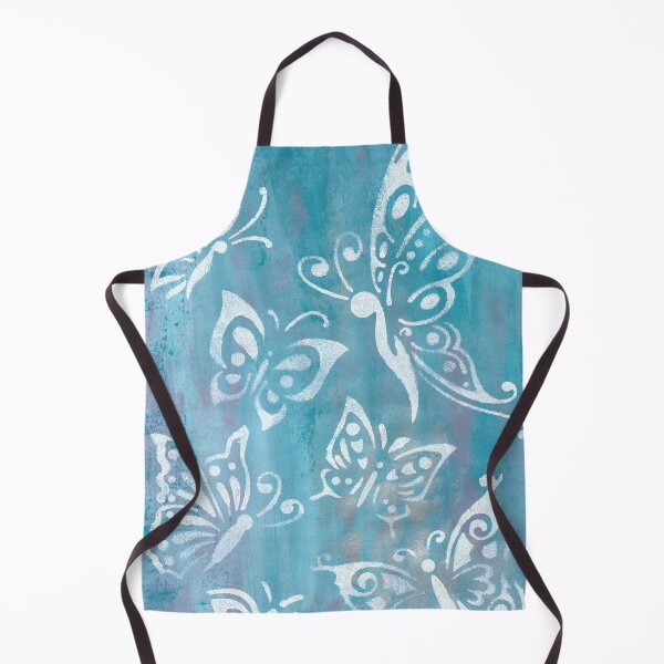 Item preview, Shabby chic, hand painted butterfy pattern designed and sold by ZvekiVintage.