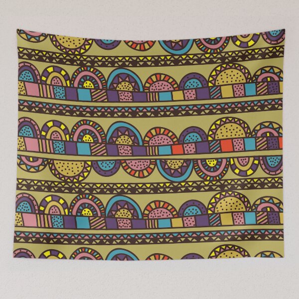 Item preview, Multi-Pattern Afri-Aztec Fabrics Boho Aesthetics [#131] designed and sold by AfriStyleUK.