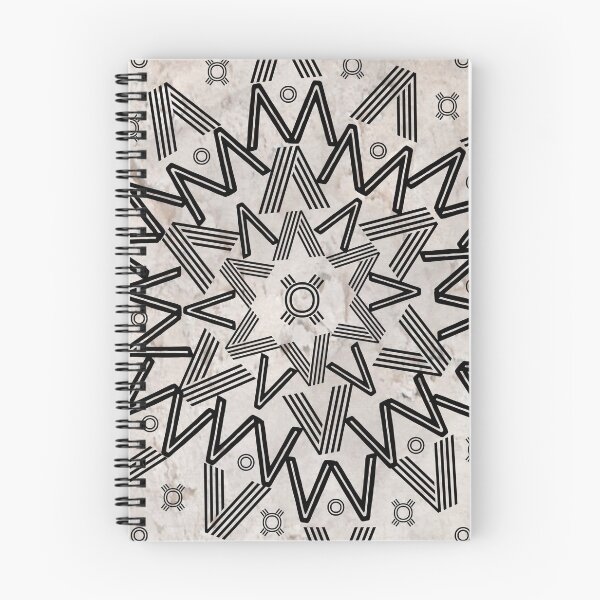 Item preview, Beige Parchment Paper Spikes Mandala  designed and sold by Designs By YL.