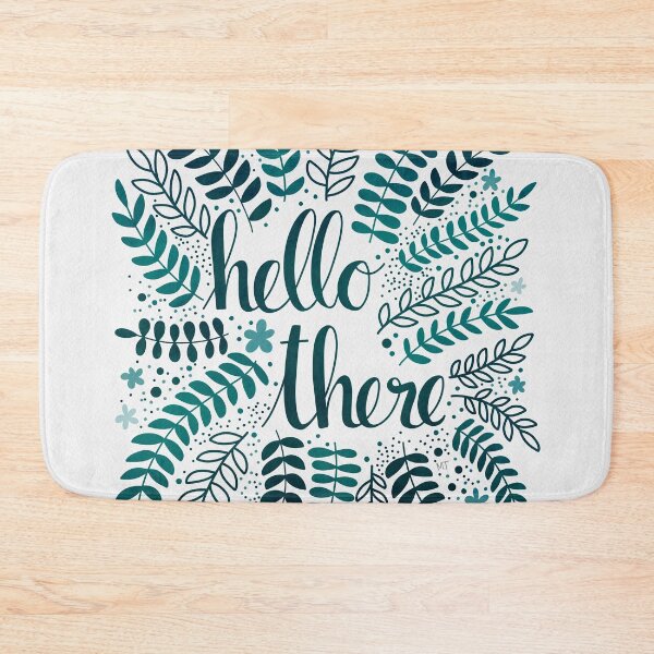 Item preview, Hello There - Teal designed and sold by monitdesign.