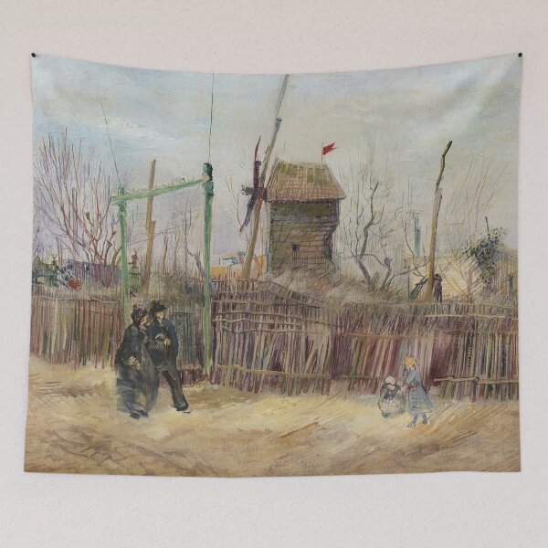 Item preview, Street Scene In Montmartre, Newly Discovered Van Gogh designed and sold by Vintage-Artwork.