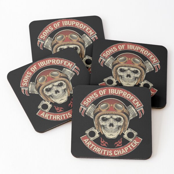 Item preview, Vintage Son of Ibuprofen Funny Arthritis Chapter Biker designed and sold by Kinalan.