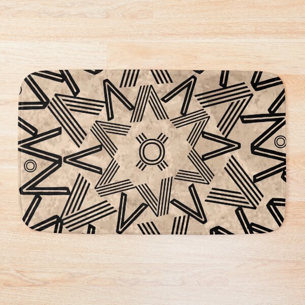 Item preview, Brown Parchment Paper Spikes Mandala  designed and sold by Designs By YL.