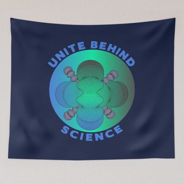 Item preview, Unite behind science, physics, chemistry, math, science unites. designed and sold by Bodino.