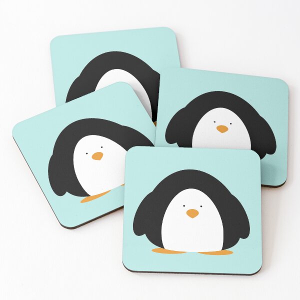 Item preview, cute penguin round animal designed and sold by peachypanda.