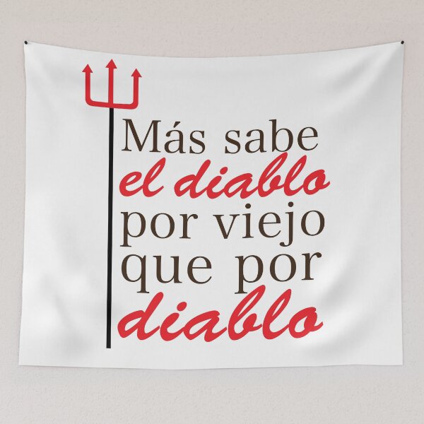 Item preview, Mas sabe el Diablo por viejo que por Diablo designed and sold by estudio3e.