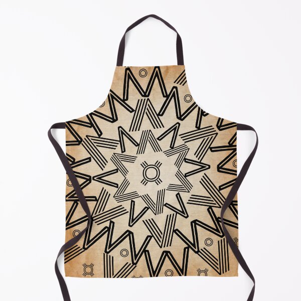 Item preview, Orange Parchment Paper Spikes Mandala  designed and sold by Designs By YL.