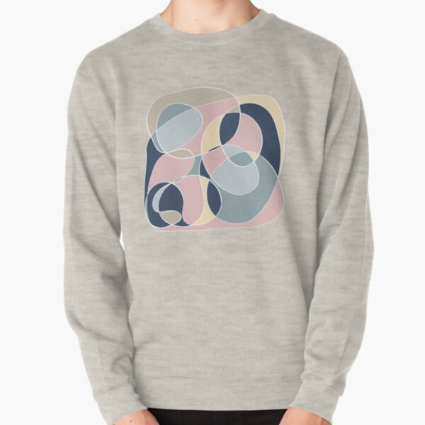 Abstract art soft colours Pullover Sweatshirt