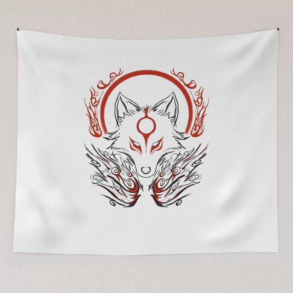 Item preview, Okami "Great Wolf Spirit" Art  designed and sold by SimpleGeometry.