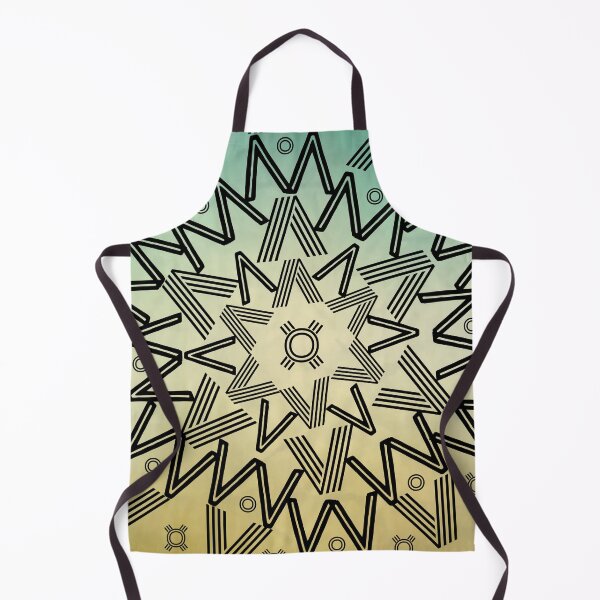 Item preview, Green Gradient Spikes Mandala designed and sold by Designs By YL.