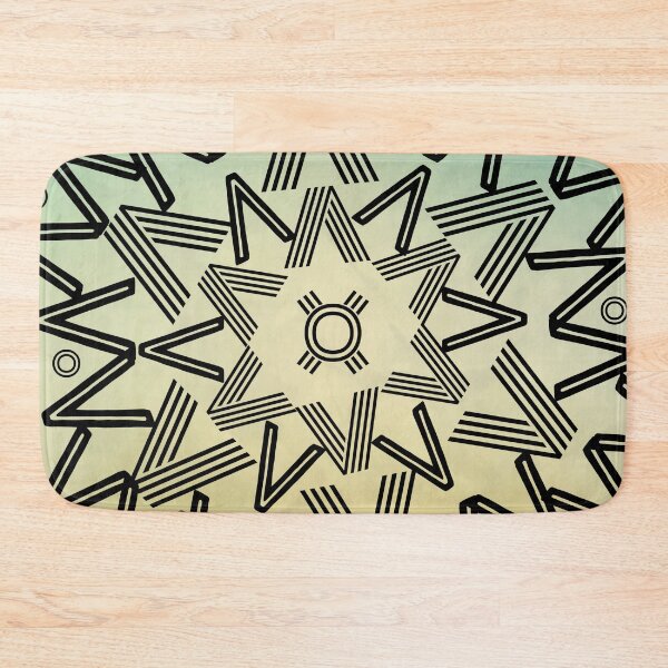 Item preview, Green Gradient Spikes Mandala  designed and sold by Designs By YL.