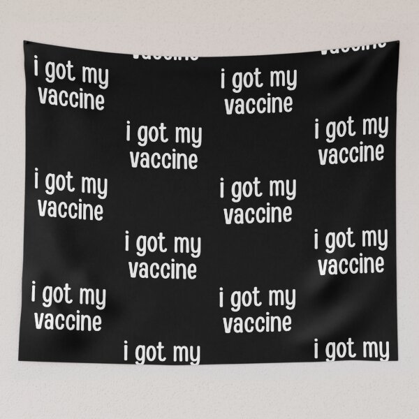 Item preview, I Got My Vaccine Covid Text Design designed and sold by EarthArtDesigns.