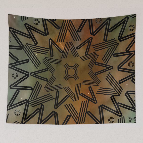 Item preview, Brown Marble Spikes Mandala  designed and sold by Designs By YL.