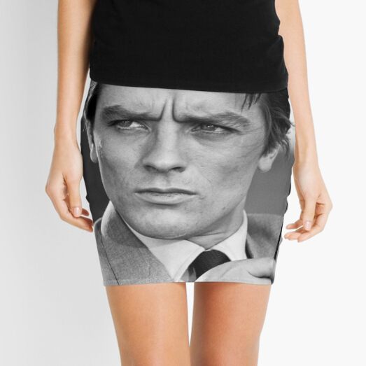 Alain Delon stare Mini Skirt