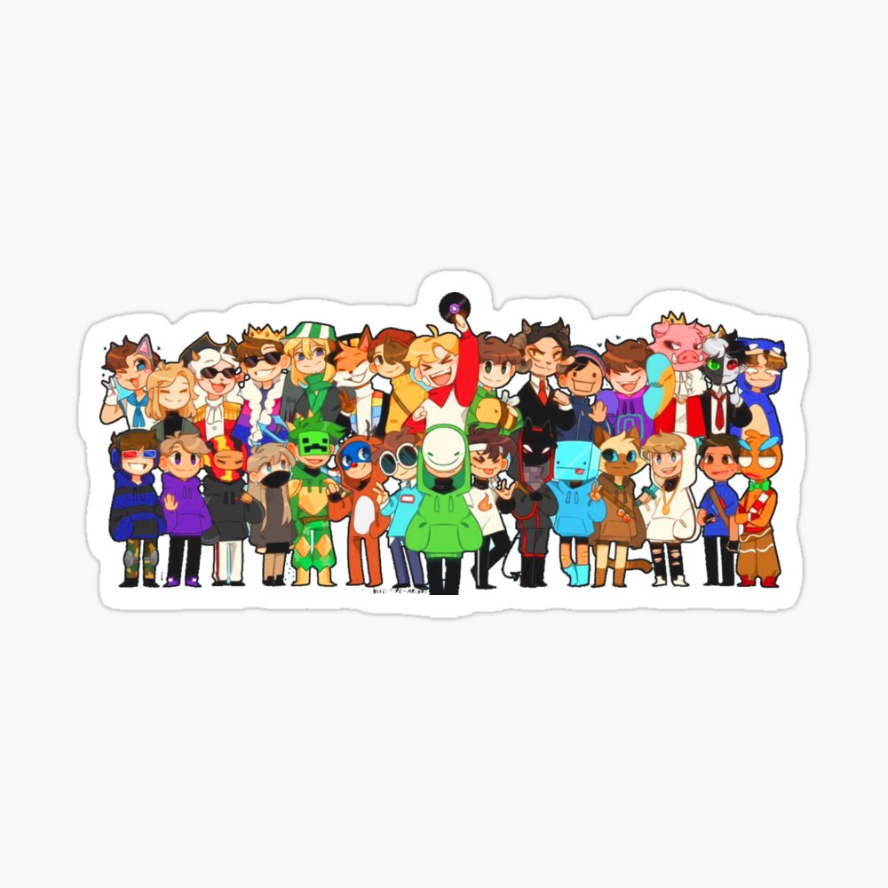 dream smp all members photographic print for sale by zoro33 redbubble
