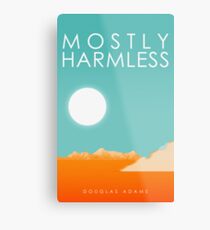 Mostly Harmless Metal Print
