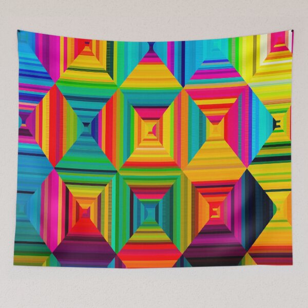 Item preview, Abstract cube patterns  designed and sold by Monkey204.