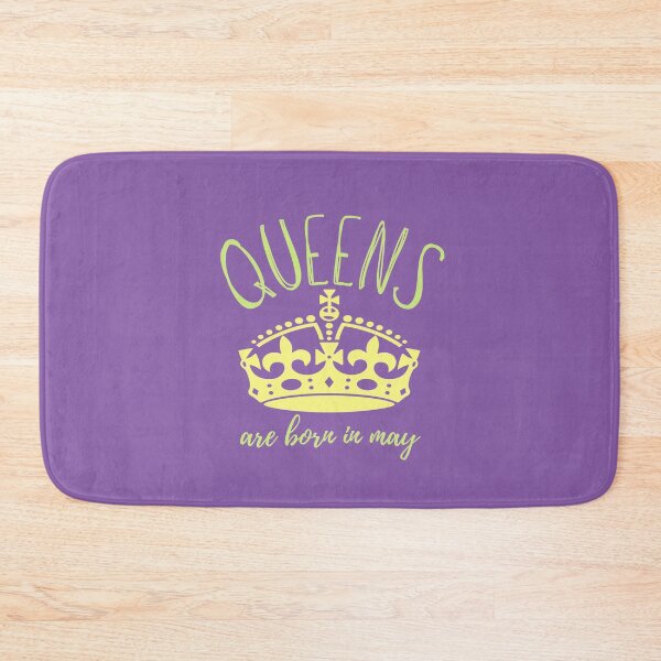 Item preview, Queens are born in may  designed and sold by DesignsVault.