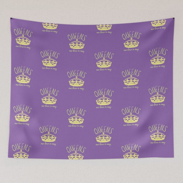 Item preview, Queens are born in may  designed and sold by DesignsVault.