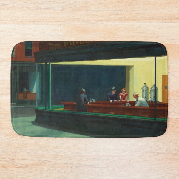 Item preview, Nighthawks, Edward Hopper, Night Owl, Classic Painting designed and sold by Vintage-Artwork.