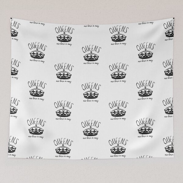 Item preview, Queens are born in may  designed and sold by DesignsVault.