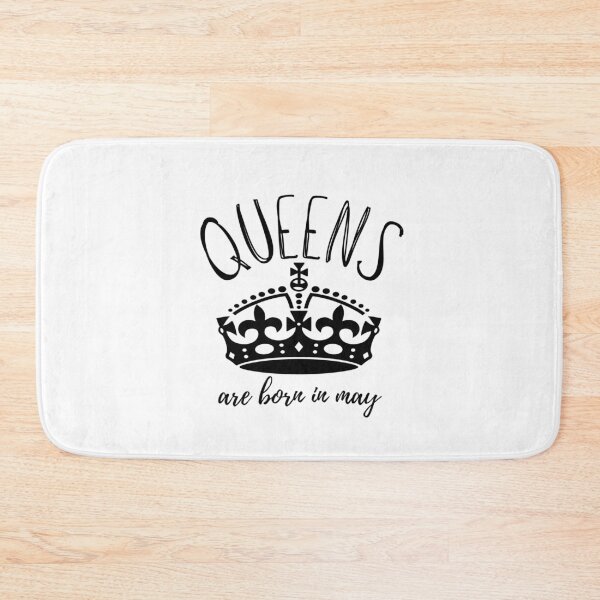 Item preview, Queens are born in may  designed and sold by DesignsVault.
