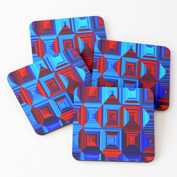 Item preview, Abstract cube patterns  designed and sold by Monkey204.