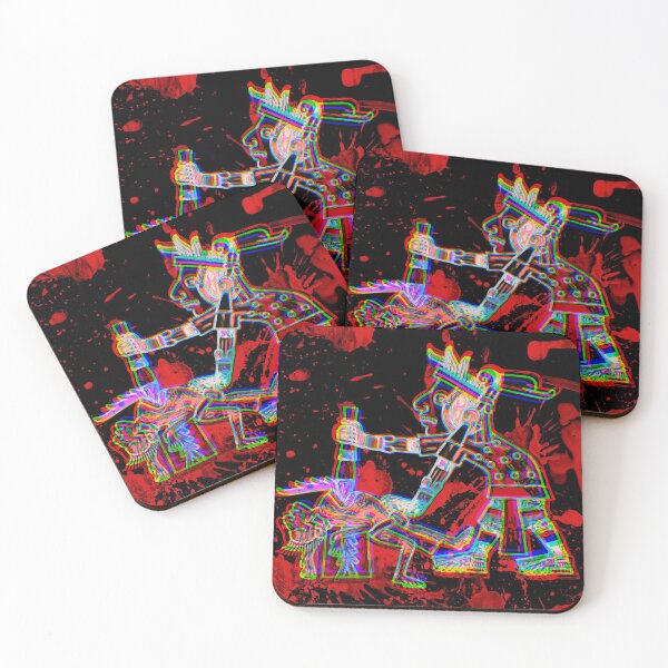 Item preview, Psychedelic Aztec Human Sacrifice designed and sold by Indian-summer.