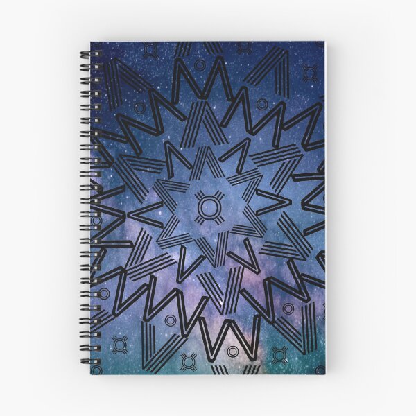 Item preview, Spikes Mandala Blue Cosmo designed and sold by Designs By YL.