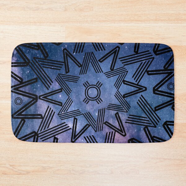 Item preview, Spikes Mandala Blue Cosmo designed and sold by Designs By YL.