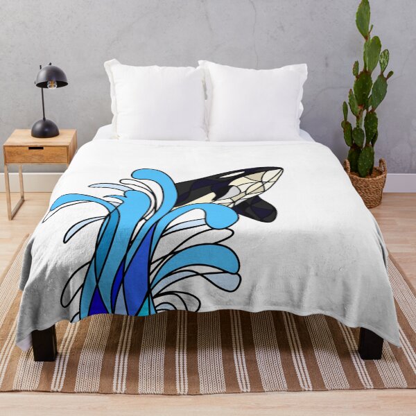 Item preview, Stained glass orca designed and sold by BessieMoo.