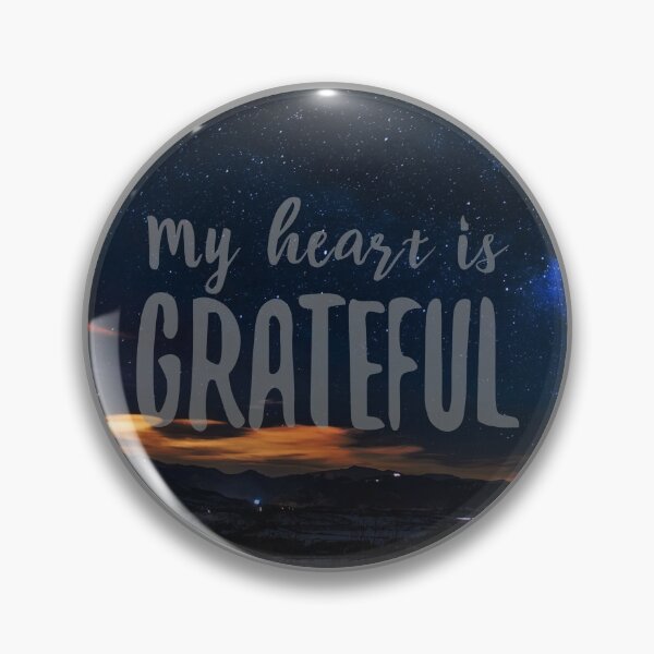 Item preview, My heart is grateful. perfect design for optimistic people designed and sold by Awesome 4 all.