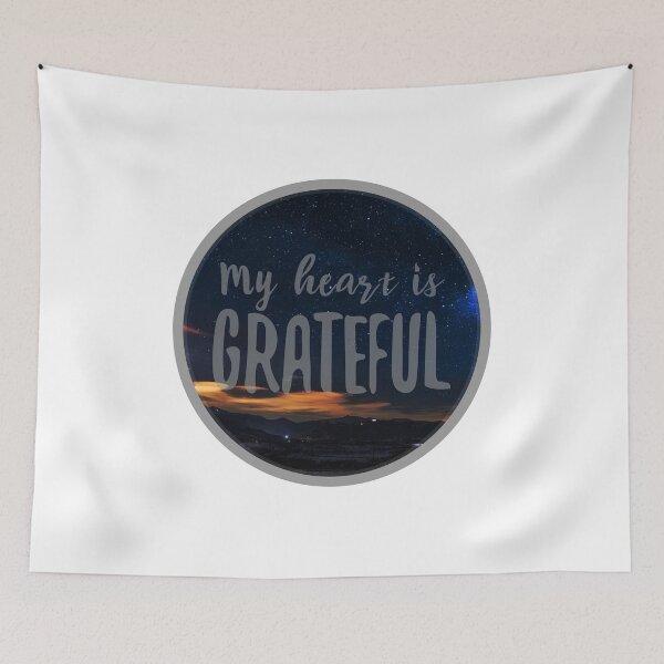 Item preview, My heart is grateful. perfect design for optimistic people designed and sold by Awesome 4 all.