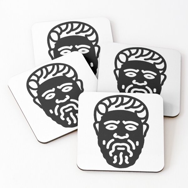 Item preview, Simple black icon of Ancient greek philosopher Socrates  designed and sold by FCEalin.