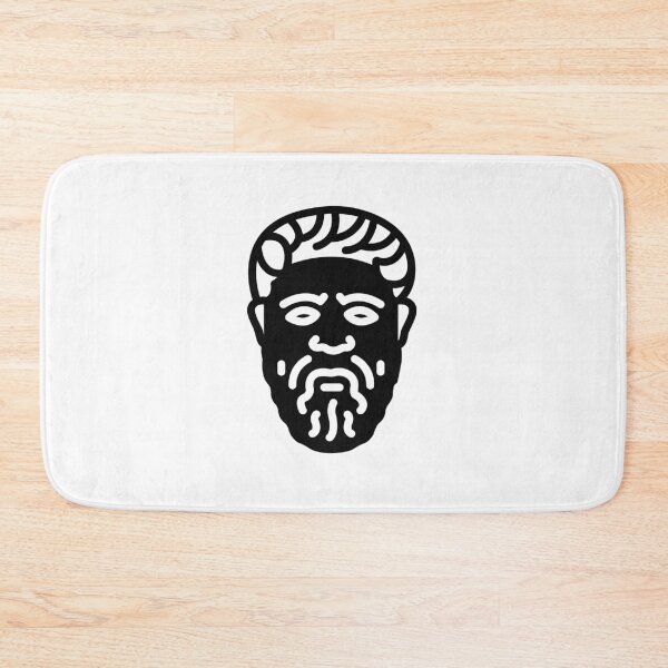 Item preview, Simple black icon of Ancient greek philosopher Socrates  designed and sold by FCEalin.