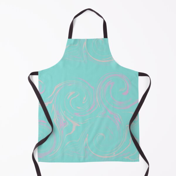 Item preview, Aesthetic Pastel Marbling, Abstract #1: Dessert Swirls (Mint Cookie Teal) designed and sold by Cosmic-Ferret.