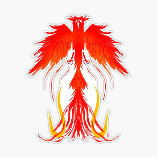 Out of The Ashes of Addiction Color Phoenix Rising from Flames