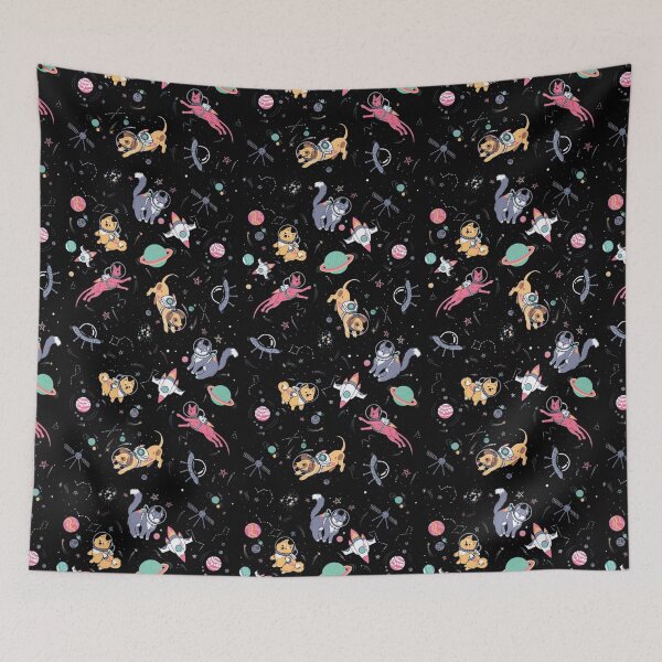 Item preview, space of cats and dogs for kids designed and sold by Otakugeneration.