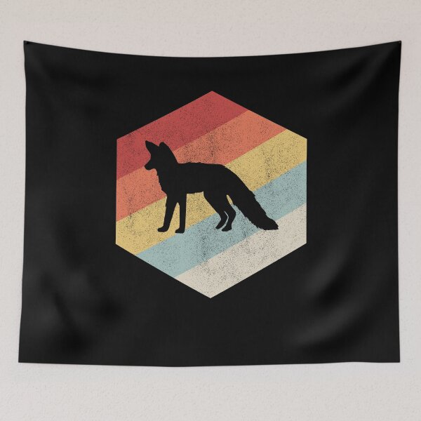 Artikelvorschau, lustige Fuchs Tierkunst Retro Vintage Fuchs Geschenke entworfen und verkauft von alaechamlal.