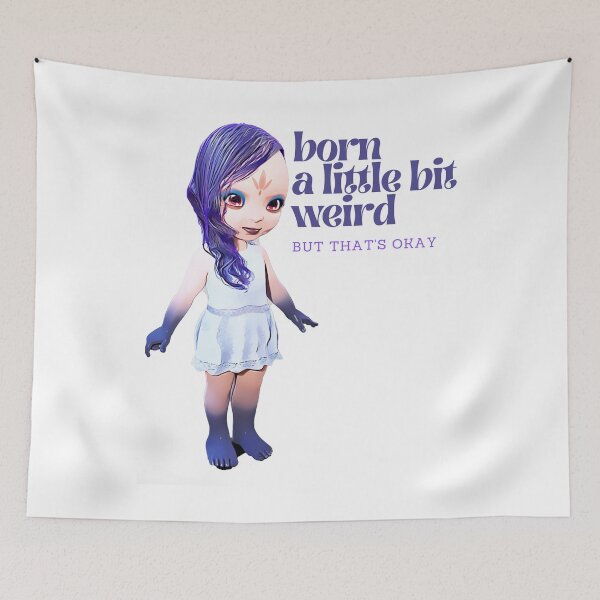 Item preview, Cute Girl Born Weird  designed and sold by StormyMuse.
