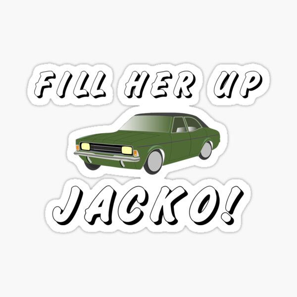 Fill Her Up Jacko Sticker