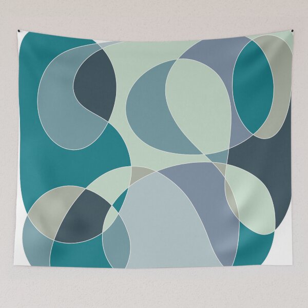 Item preview, Cool colours abstract pattern designed and sold by SJAPhoto.