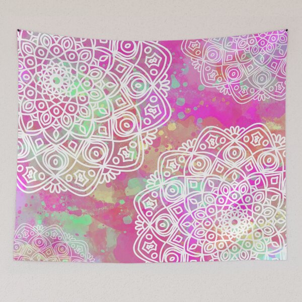 Item preview, Pink Watercolor Mandalas designed and sold by Julie Erin Designs.