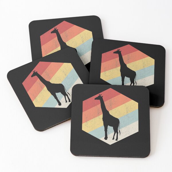 Item preview, funny giraffe animal art retro vintage giraffe gifts designed and sold by alaechamlal.